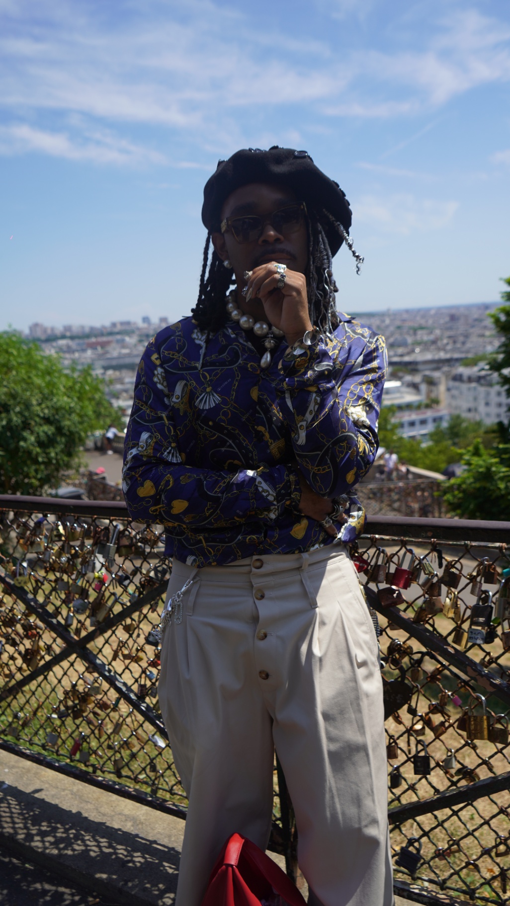FYRE. at Montmartre overlooking Paris